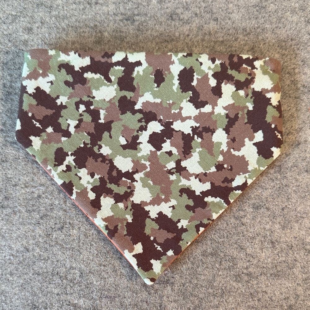 Scrunchie Dog Bandana-camouflage